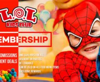 Sign up for LOL Kids Club Membership to save more. For more information please give us a call at 702-613-0388 or email info@lolkidsclub.com