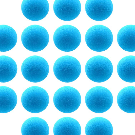 blue foam ball